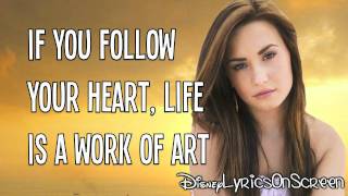 Demi Lovato - Work of Art (Lyrics Video) HD