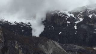 Yading tour snow mountain Avalanches Live 12Oct16 亚丁雪崩