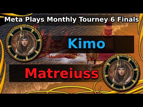 Age of Mythology: Kimo vs Matreiuss - Meta Plays Monthly Tournament #6 - Finals
