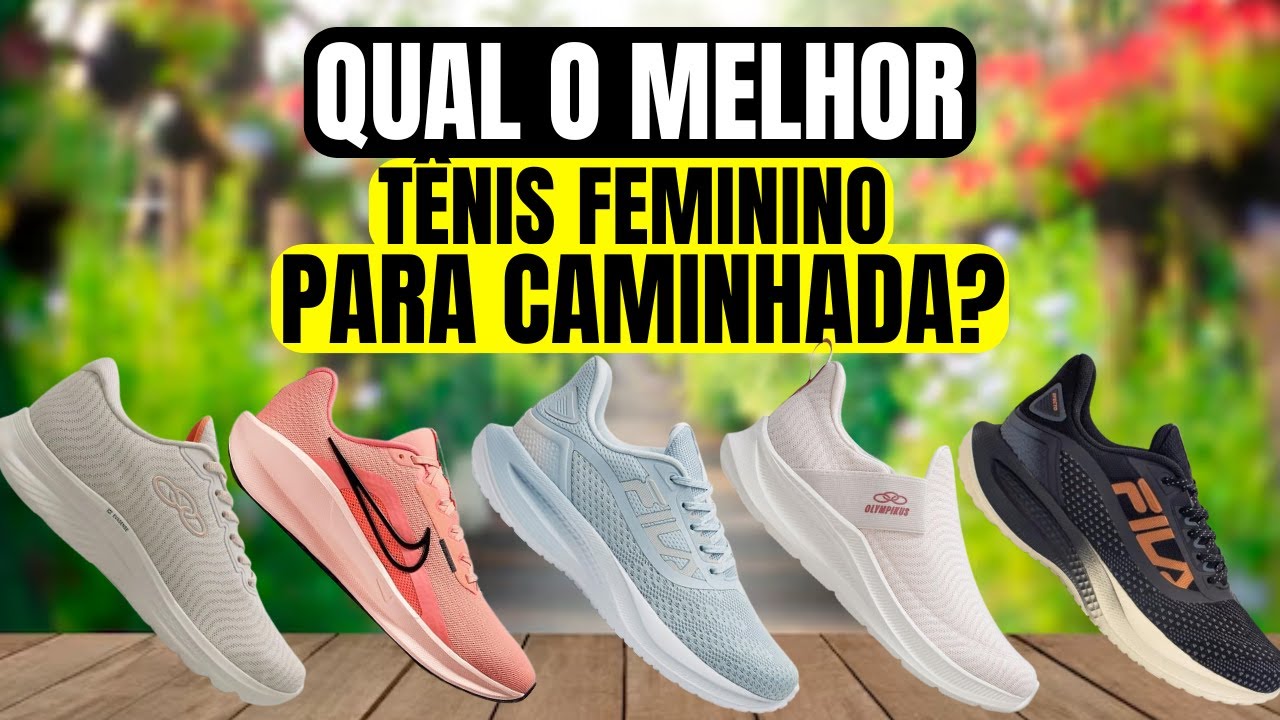 Assistir no YouTube: Os 5 Melhores Tênis Femininos Para Caminhada em 2026 - dicas de conforto e amortecimento