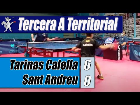Tarinas Calella - Sant Andreu 6-0 | 3a A Territorial | Club Tennis Taula Calella