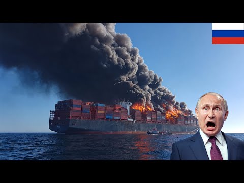 2 minutes ago! A US F-35 fighter jet sank a North Korean ship smuggling weapons to Russia.