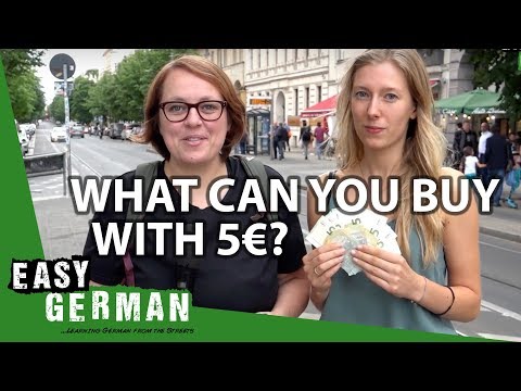 Was kann man mit 5 € in Deutschland kaufen? | Easy German 251