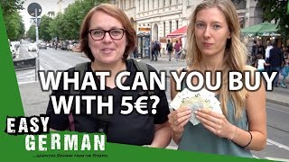 What can you buy with 5€ in Germany? | Easy German 251