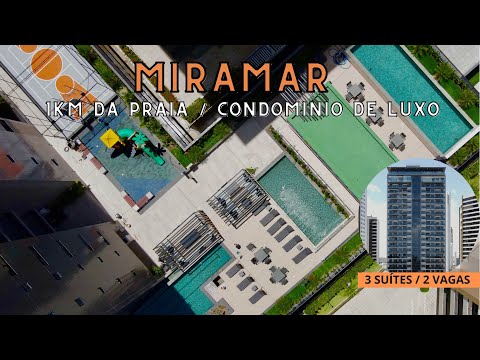 APARTAMENTO DE ALTO PADRÃO EM JOÃO PESSOA/PB | 3 SUÍTES | 90M2 | MIRAMAR NOBRE POR R$ 855.000