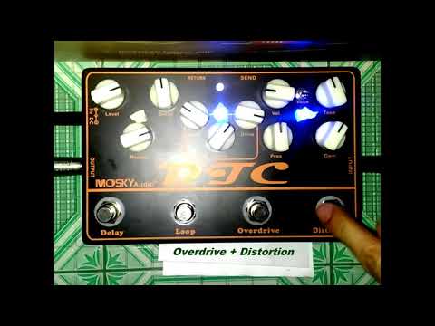 Mosky Audio DTC  Distortion, Overdrive , Delay, FX Loop  All  Analog New 2019 ! image 2