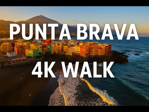 Punta Brava, Tenerife's Hidden Seaside Treasure | 4K Walking Tour with Captions