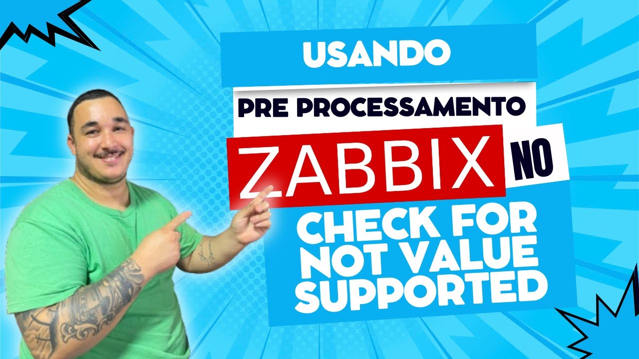 Usando Pré Processamento no Zabbix (Check For Not Value Supported)