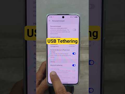how to enable USB Tethering on realme #mobiletutorial #techtips #android