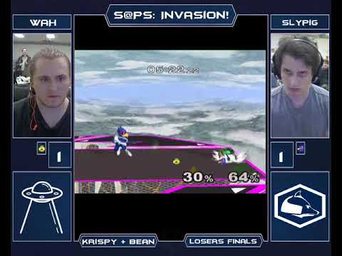 The Invasion Melee Singles - Slypig (Falco) vs WAH (Sheik) - Losers Final