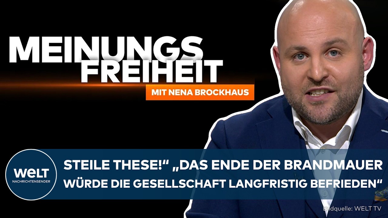 DEUTSCHLAND: "Ende der Brandmauer würde befrieden!" Steile These von Frohnmaier | MEINUNGSFREIHEIT