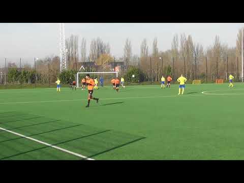 16 feb 2019 VV De Meern O16-1 - Legmeervogels O16-2 beker 4-0 Mats stopt penalty