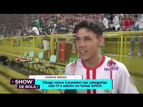 Tibagi X Carambeí na 10ª Copa AMCG de Futsal