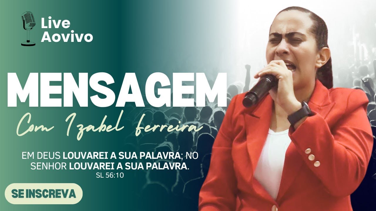 28/09/2024 - PREGAÇÃO COM  IZABEL FERREIRA | DANIEL 6:10