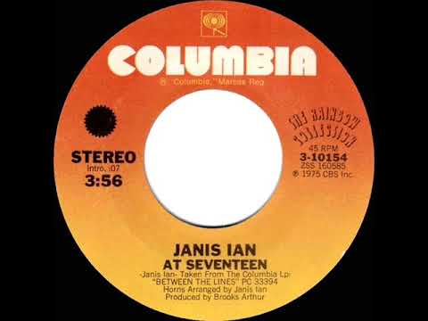 1975 HITS ARCHIVE: At Seventeen - Janis Ian (a #1 record--stereo 45 single version)