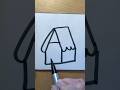 How To Draw A House From Letter A Step By Step