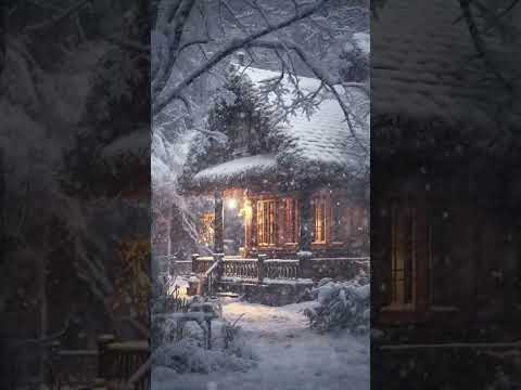 Snow Storm Sounds for Sleeping #blizzardsounds #snow #wintersounds