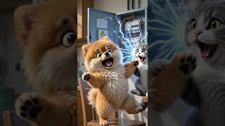 Cat and dog #viral #youtubeshorts