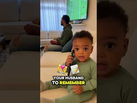 Can you tell your husband to remember he has a baby here 😂