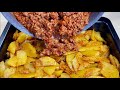 Thjesht hidhni mishin e grirë mbi patatet‼️ E shijshme dhe e lehtë # 138