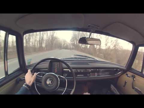 1967 Mercedes 230 Heckflosse W110 - POV Drive & pure sound (Jacques Mesrine's own car)