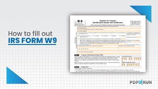 How to Fill Out Form W-9 Online or Request for Taxpayer ID Number & Certification Document | PDRFun