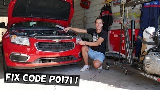 CODE P0171 EXPLAINED ON CHEVY, CHEVROLET, GMC, BUICK, CADILLAC  ENGINE LIGHT ON