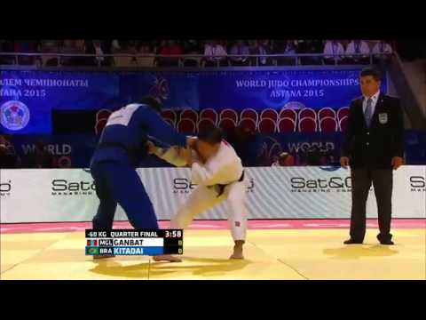 Boldbaatar Ganbat vs Felipe Kitadai World Judo Championships 2015 - Astana