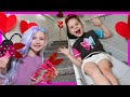 We FORGOT Our VALENTiNES DAY PARTY ️ Kin Tin And Family Make DIY Crafts Fun Valentines Store