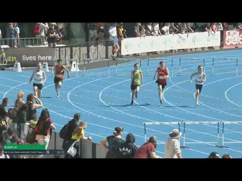 U14 Boys 200m Hurdles Timed Final 2: 2022 Commonwealth Bank State Track and Field Championships