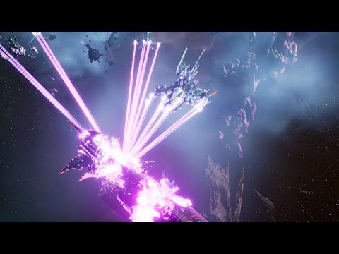 Mega Mod 2020: Eldar Corsairs vs Dark Eldar! - Massive Battle, Battlefleet Gothic Armada 2