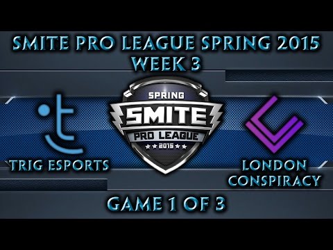 Smite Pro League: EU Week 2 - TRIG Esports vs. London Conspiracy (Game 1 of 3)