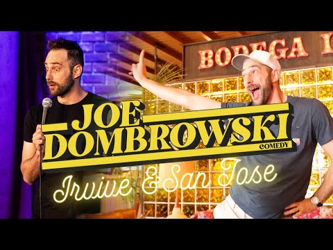 On the Road with Joe Dombrowski: Comedy Tour Chaos in Irvine & San Jose!