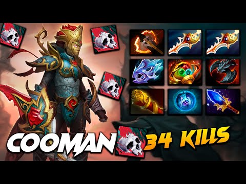 Cooman 34 Kills Phantom Assassin - Dota 2 Pro Gameplay [Watch & Learn]