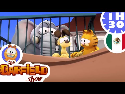 🗺️ ¡Garfield viaja a tierras desconocidas! ✈️ - El Show de Garfield