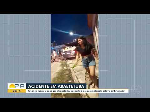 Criança morre atropelada e motorista foge após acidente em Abaetetuba
