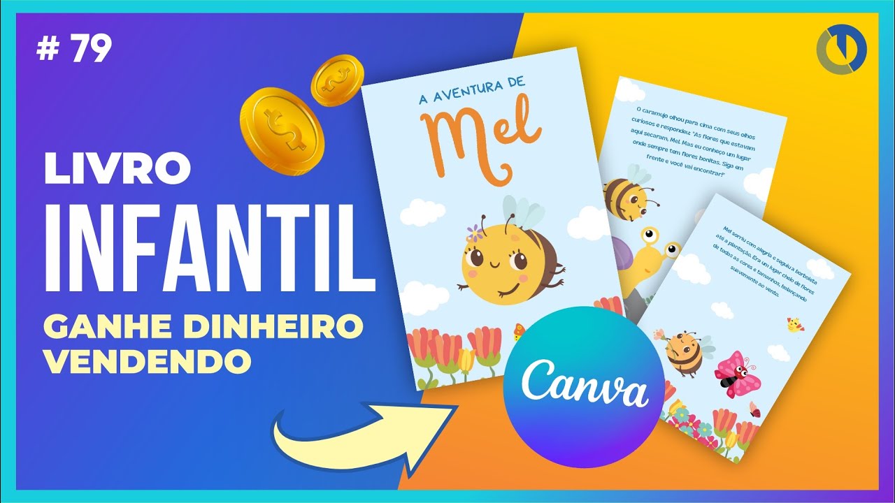Como fazer um livro de história infantil no Canva de modo fácil