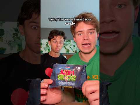 Trying the worlds most sour candy