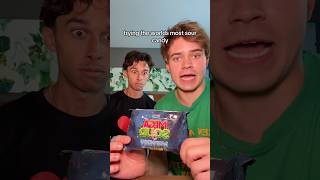 Trying the worlds most sour candy