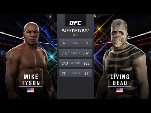 Mike Tyson vs. Living Dead - EA sports UFC 2 - Crazy UFC 👊🤪