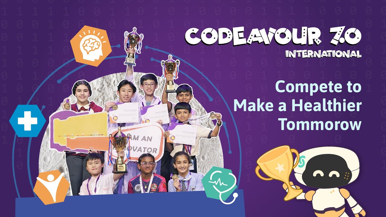 Codeavour 7.0 International | The Ultimate AI, Coding, Robotics, 3D and XR Competition is LIVE!