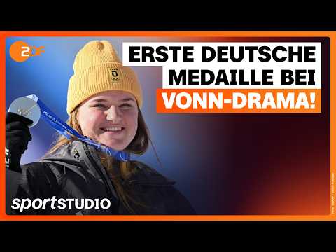 Emma Aicher gewinnt Silber in der Abfahrt | Olympia Mailand Cortina 2026 | sportstudio