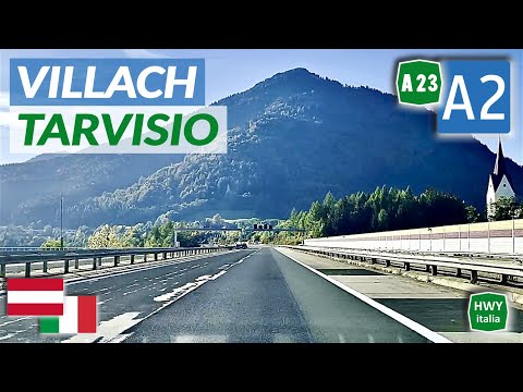 Confine di Stato AUSTRIA - ITALIA | Villach - Tarvisio A2-A23
