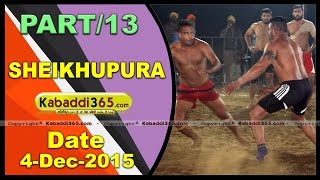 (13) Sheikhupura(Ludhiana) Kabaddi Tournament 4 Dec 2015