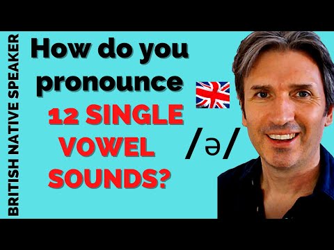 MONOPHTHONGS | How to Pronounce the 12 Single Vowel Sounds in British RP English