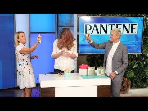 キム・ダグラスはエレンのライターのヘアメイクを与える (Kym Douglas Gives Ellen's Writer a Hair Makeover)