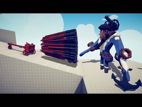 GIANT PIRATE vs EVERY GOD - Totally Accurate Battle Simulator TABS