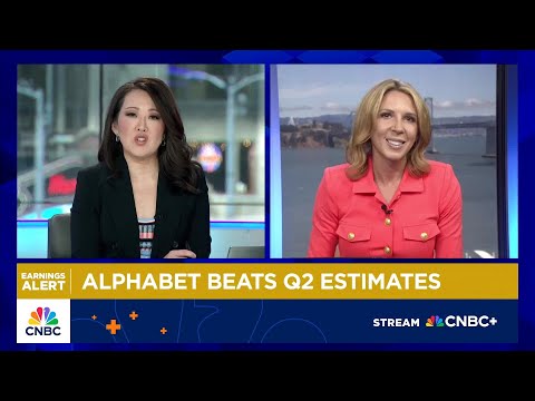 Alphabet shares rebound after-hours as CEO says AI driving more queries, 'Fast Money' traders react