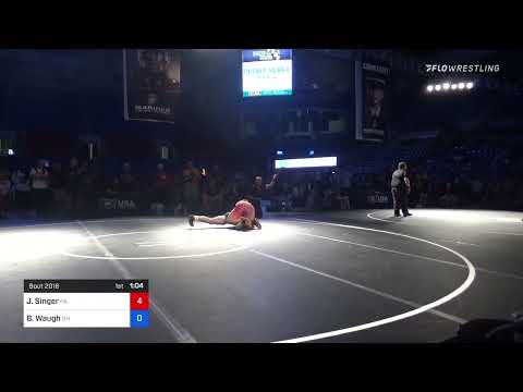 195 Lbs 5th Place - Jason Singer, Pennsylvania Vs Behlen Waugh, Ohio 42a7