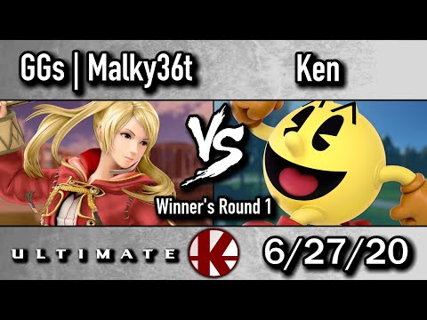 GGs | Malky36t (Yoshi/Robin) vs. Ken (Pac-Man) - Winner's Round 1